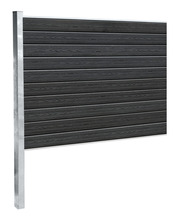 Kirkedal galvaniseret hegn tilkøbssæt 140 x 180 cm